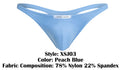 JUSTIN+SIMON XSJ03 Classic Thongs Color Peach Blue