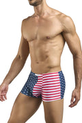 JUSTIN+SIMON XSJ08 Classic Boxer Color USA Flag