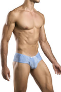 JUSTIN+SIMON XSJ22 Cheek Briefs Color Lurex Blue