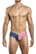 JUSTIN+SIMON XSJ22 Cheek Briefs Color USA Flag
