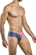 JUSTIN+SIMON XSJ22 Cheek Briefs Color USA Flag