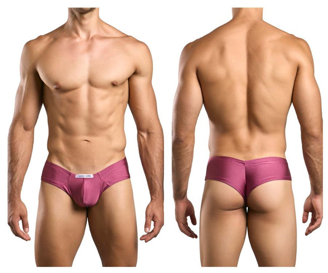 JUSTIN+SIMON XSJ22 Cheek Briefs Color Wine