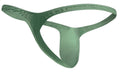 JUSTIN+SIMON XSJBU02 Bulge Thongs Color New Green
