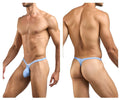 JUSTIN+SIMON XSJBU02 Bulge Thongs Color Peach Blue