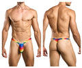JUSTIN+SIMON XSJBU02 Bulge Thongs Color Pride