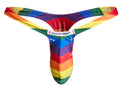 JUSTIN+SIMON XSJBU02 Bulge Thongs Color Pride Flag