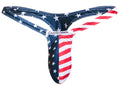 JUSTIN+SIMON XSJBU02 Bulge Thongs Color USA Flag