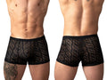 Male Power 150-305 Ripple Pouch Short Trunks Color Black