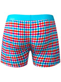 Male Power 160-306 So Comfy Gingham Boxer Brief in Gingham Print Color Gingham Print