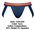 Male Power 349-299 Soo Cumfy Jockstrap Color Navy