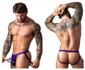 Male Power 350-302 Eggplant Crossover Jock Color Plum