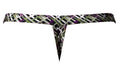 Male Power 419-303 Gridlocked Thong Straps-Rings Color Printed