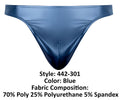 Male Power 442-301 Liquid Onyx 2.0 Bong Thong Color Blue