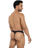 Pikante Mens Underwear Seductive Comfort PIK 26078 Isis Thongs Color Black
