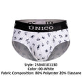 Unico 25040101130 Frenchis Briefs Color 00-White