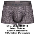 Unico 26020100114 Suede Trunks Color 59-Gray