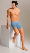 Unico 26040100227 Classic Boxer Briefs Color 46-Blue - Premium Comfort and Fit