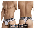 Xtremen 91036X-3 3PK Thongs Color White-Gray-Blue