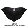 Xtremen 91224 Microfiber Bikini Color Black