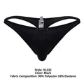 Xtremen 91232 Microfiber Thongs Color Black