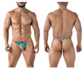 Xtremen 91247 Printed Thongs Color Bubbles