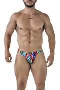 Xtremen 91247 Printed Thongs Color Waves