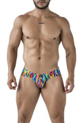 Xtremen 91248 Printed Briefs Color Waves