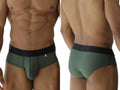 Xtremen 91250 Microfiber Mesh Briefs Color Military Green
