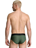 Xtremen 91250 Microfiber Mesh Briefs Color Military Green