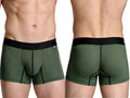 Xtremen 91251 Microfiber Mesh Boxer Briefs Color Military Green