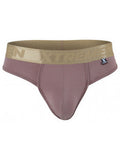 Xtremen 91253 Mens Underwear Microfiber Thongs Sleek and Supportive Color Khaki