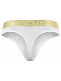 Xtremen 91253 Mens Underwear Microfiber Thongs Sleek and Supportive Color White