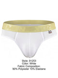 Xtremen 91253 Mens Underwear Microfiber Thongs Sleek and Supportive Color White