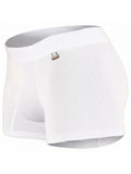 Xtremen 91256 Mens Underwear Sleek Microfiber Boxer Briefs Color White
