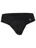 Xtremen 91257 Mens Underwear Sleek Microfiber Comfort Thongs Color Black