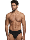 Xtremen 91257 Mens Underwear Sleek Microfiber Comfort Thongs Color Black