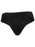 Xtremen 91257 Mens Underwear Sleek Microfiber Comfort Thongs Color Black