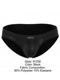 Xtremen 91258 Mens Underwear Sleek Microfiber Briefs Color Black