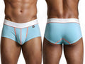 Xtremen 91259 Men's Underwear Sleek Microfiber Trunks Color Light Blue