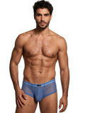 Xtremen 91263 Mens Underwear Microfiber Mesh Briefs Color Blue