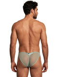 Xtremen 91264 Mens Underwear Microfiber Mesh Bikini Color Green