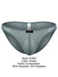 Xtremen 91264 Mens Underwear Microfiber Mesh Bikini Color Green