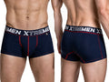 Xtremen 91265 Men's Underwear Sleek Microfiber Stretch Trunks Color Dark Blue