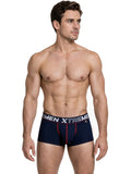 Xtremen 91265 Men's Underwear Sleek Microfiber Stretch Trunks Color Dark Blue