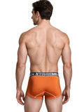 Xtremen 91265 Men's Underwear Sleek Microfiber Stretch Trunks Color Orange