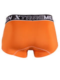 Xtremen 91265 Men's Underwear Sleek Microfiber Stretch Trunks Color Orange