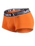 Xtremen 91265 Men's Underwear Sleek Microfiber Stretch Trunks Color Orange
