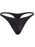 Xtremen 91266 Men's Underwear Sleek Microfiber Thongs Color Black