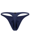 Xtremen 91266 Men's Underwear Sleek Microfiber Thongs Color Dark Blue