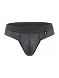 Xtremen 91268 Microfiber Mesh Thongs Color Gray